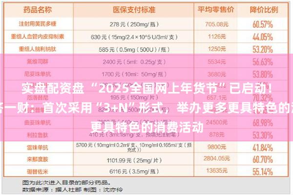 实盘配资盘 “2025全国网上年货节”已启动！商务部答一财：首次采用“3+N”形式，举办更多更具特色的消费活动